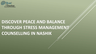 Discover Peace and Balance Through Stress Management Counselling