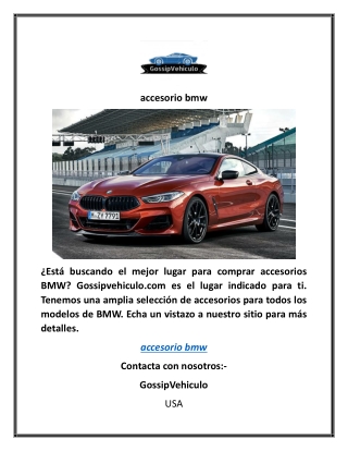 accesorio bmw