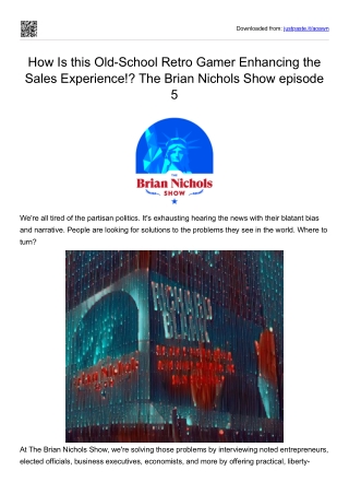 The Brian Nichols Show episode 518: