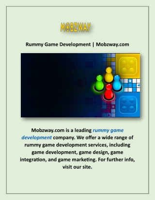 Rummy Game Development | Mobzway.com