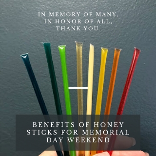 have honey sticks at your memorial day party