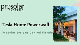 Tesla Home Powerwall