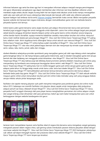 Resep Pola Gacor 225 Slot Online Hadirkan Cemeti Malaikat Merah Moge777 : Situs