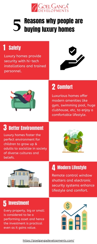 5 Reasons why people are buying luxury homes