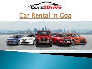 Car Rental in Goa