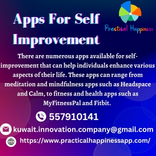 Apps For Self Improvement