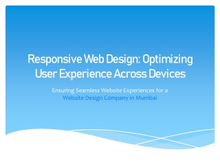 Responsive Web Design