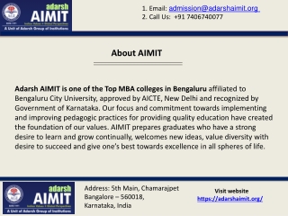 MBA Colleges in Bangalore