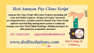 Amazon Pay Clone Script - DOD IT SOLUTIONS