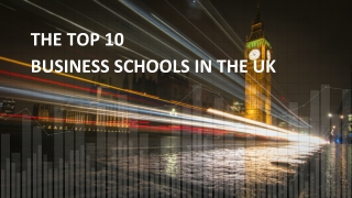 Top 10 Business School in the UK!