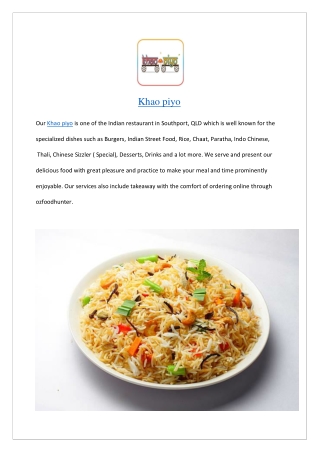 Up to 10% Offer Khao piyo-Southport - Order Now