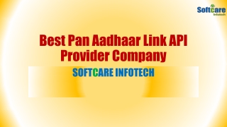 Get Link Aadhaar Pan Card API Service At Affordable Price