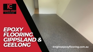 Epoxy flooring Gippsland & Geelong