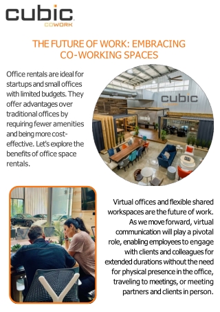 The Woodlands Virtual Office  | Cubic Cowork