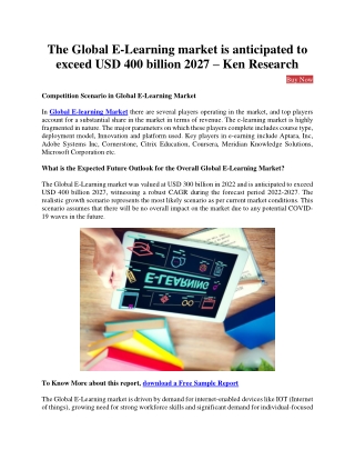 Global Virtual Training Platform Growth - Ken Research