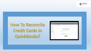 How To Reconcile Credit Cards In QuickBooks