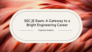 Unlocking Engineering Success The SSC JE Exam Guide