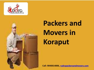 Packers and movers in Koraput