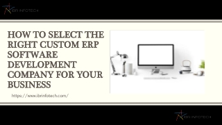 How to Select The Right Custom ERP Software Development Company For Your Busines