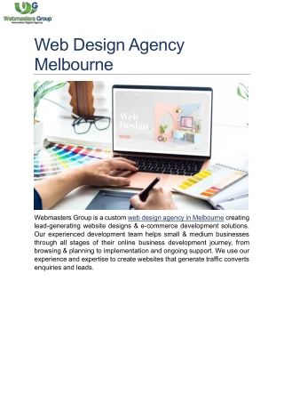 Web Design Agency Melbourne