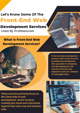 Front-End Web Development Services