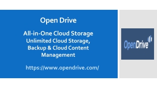 Open Drive - All-in-One Cloud Storage