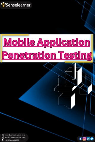 Mobile Application Penetration Testing Service in India | Senselearner