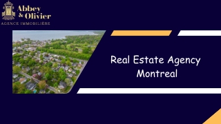 Real Estate Agency Montreal