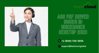 Troubleshooting Abs PDF Driver Issues in QuickBooks Desktop 2023