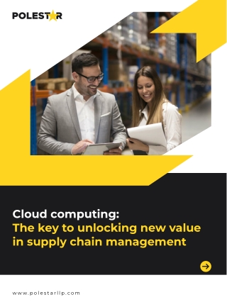 Unleash the Power of Cloud Computing for Enhanced Supply Chain Management!