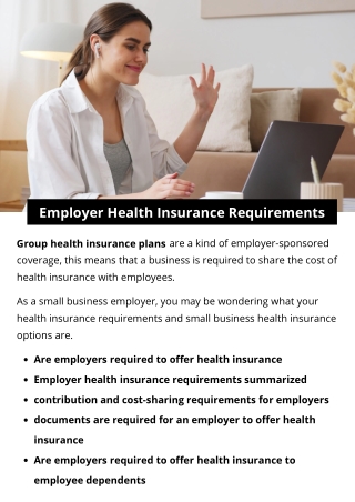 Employer Health Insurance Requirements