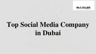 Top Social Media Company in Dubai