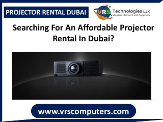 Searching For An Affordable Projector Rental In Dubai?