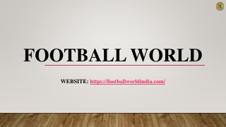 Football World- Football Coaching in Mumbai