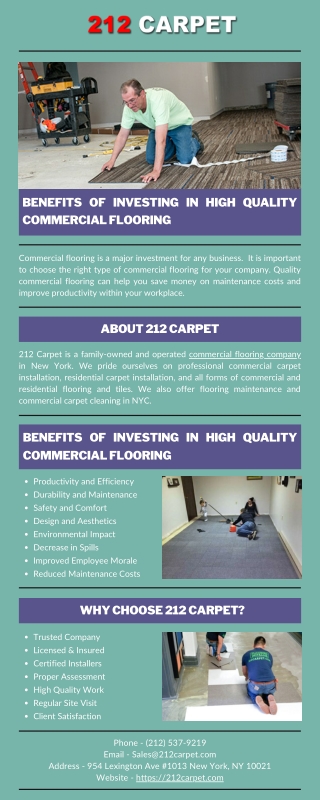 Benefits of Investing in High Quality Commercial Flooring