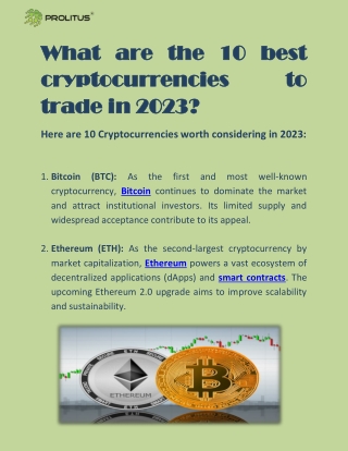 What are the some best cryptocurrencies to trade in 2023