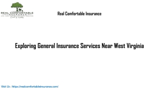 Exploring General Insurance Services Near West Virginia