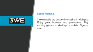 Casino Malaysia 3wemy.net