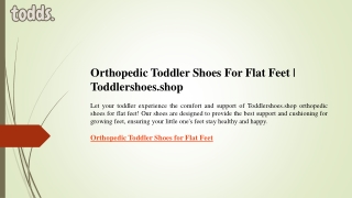 Orthopedic Toddler Shoes For Flat Feet  Toddlershoes.shop