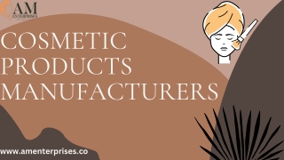 Cosmetic Products Manufacturers