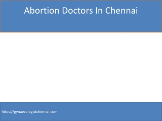 best gynecologist in chennai