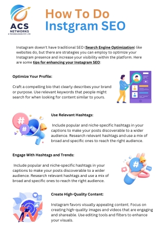 How To Do Instgram SEO