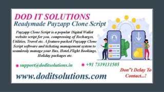 Payzapp Clone Script - DOD IT Solutions