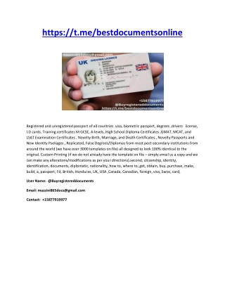 Buy Driving Licence Online