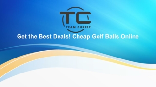 Get the Best Deals! Cheap Golf Balls Online