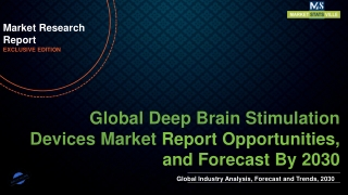 Deep Brain Stimulation Devices Market Worth US$ 3033.4 million by 2030