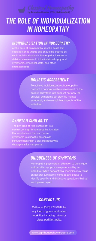 The Role of Individualization in Homeopathy