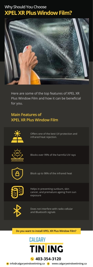 Why Should You Choose XPEL XR Plus Window Film?