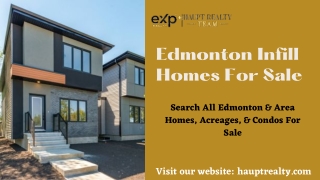 Edmonton Infill Homes For Sale