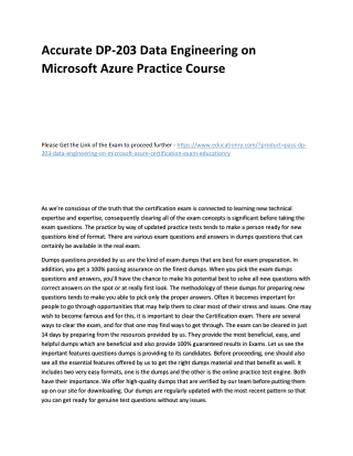 DP-203 Data Engineering on Microsoft Azure